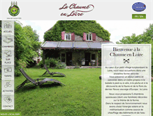 Tablet Screenshot of lachaume-enloire.com